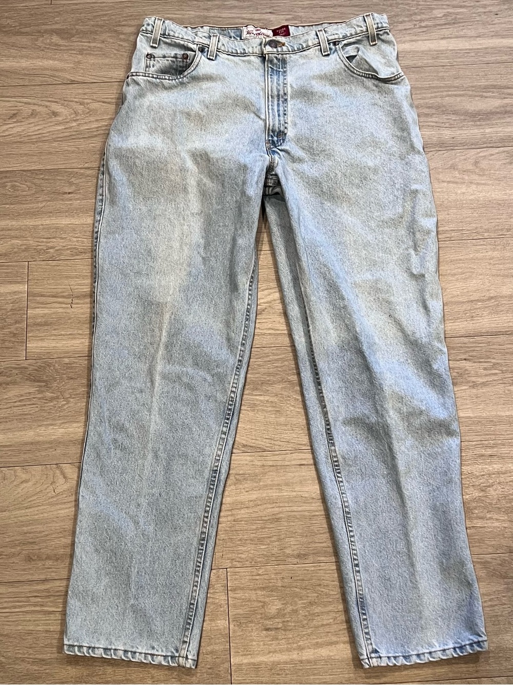 Vintage Levi Strauss 545 Loose Fit Light Wash Jeans 38x32